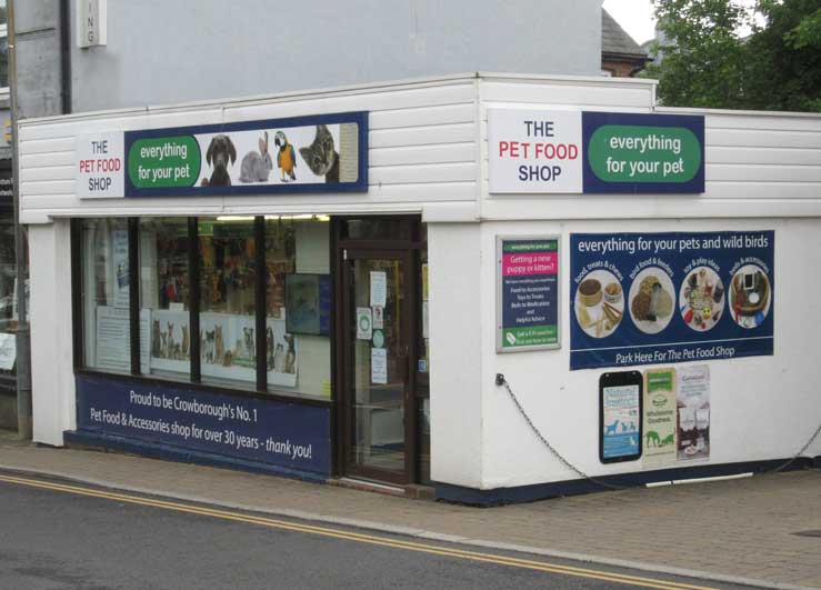 The Pet Food Shop, Crowborough, East Sussex